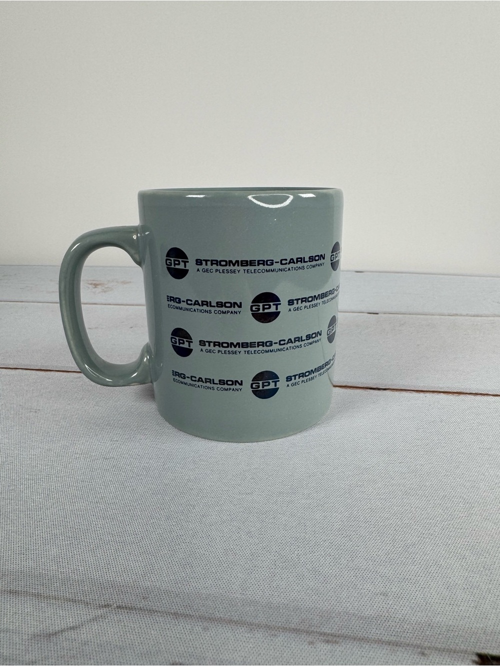 Vintage GPT Stromberg-Carlson Telecom Advertising Mug Staffordshire England